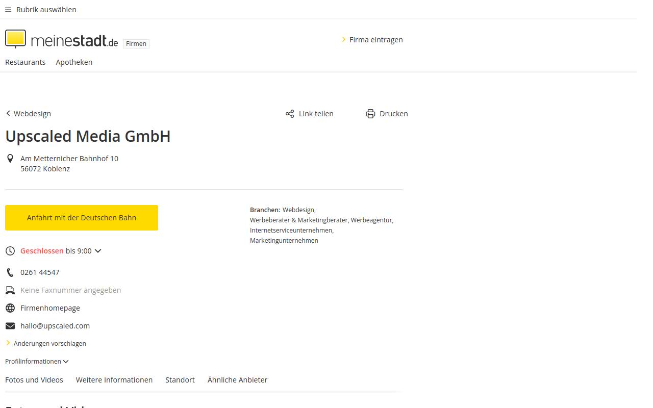 Upscaled Media GmbH